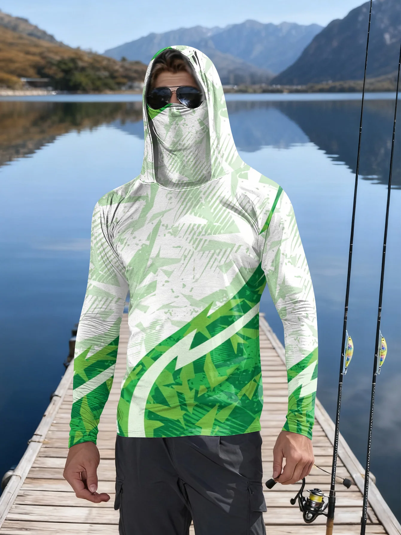 Erkek Balıkçı Gömleği Kapüşonl - Outdoor Hunting Prints incelemesi ve fiyatı